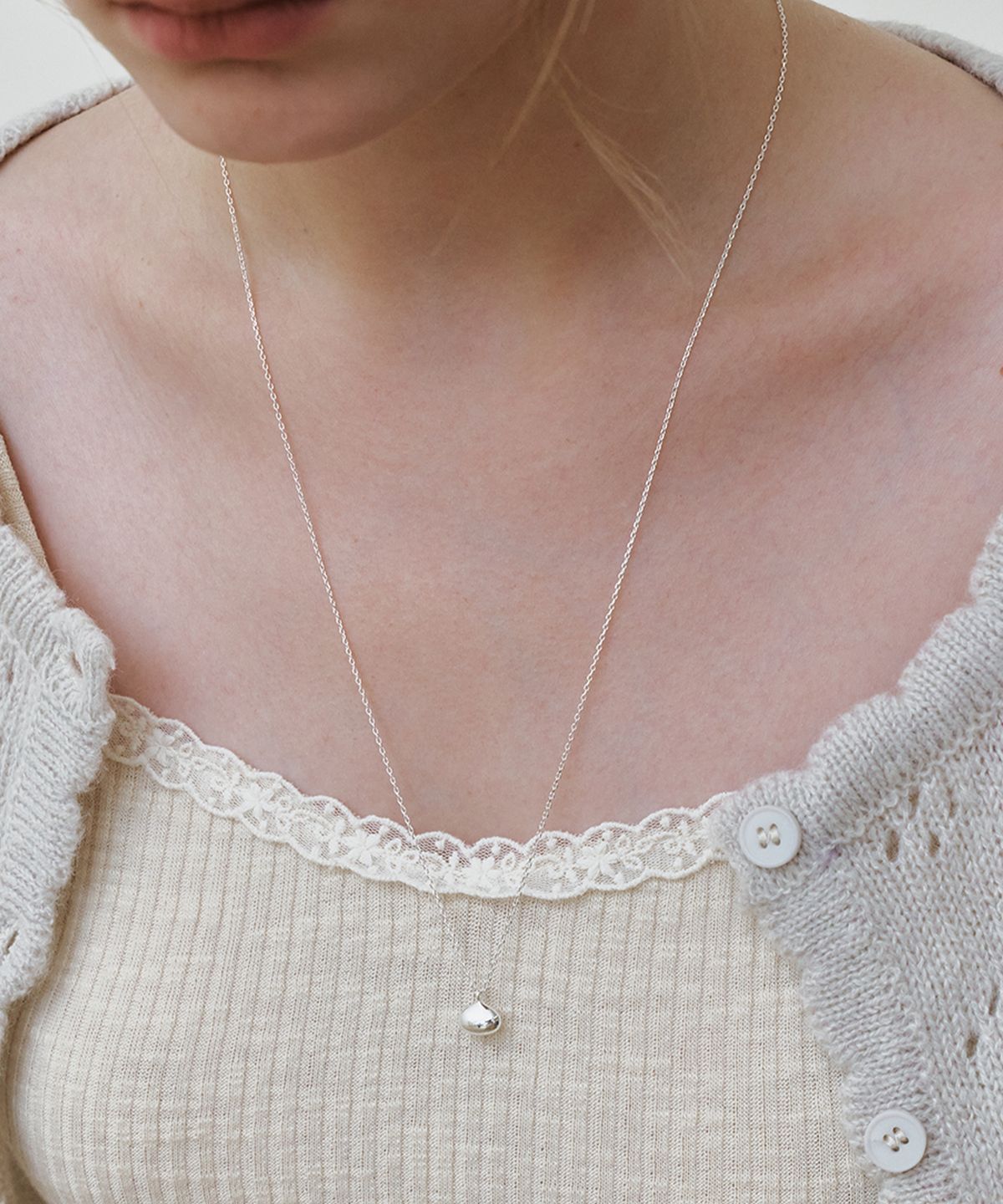 앵브록스(ENGBROX) melody drop necklace