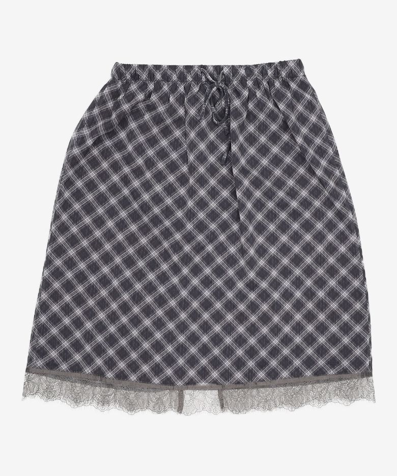 Sheer Lace Midi Skirt FREE