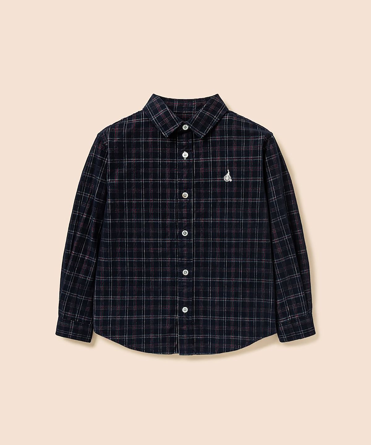 빈폴 키즈(BEANPOLE KIDS) [Essential] 체크 코듀로이 셔츠  네이비 (BI6964U02R)