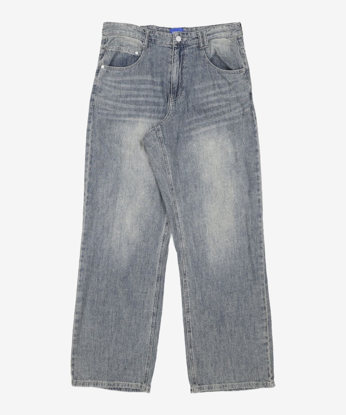 데케트(DECET) [썸머 린넨라이크]Linen Like Mid Rise Wide Jeans DCPT039Blue 30