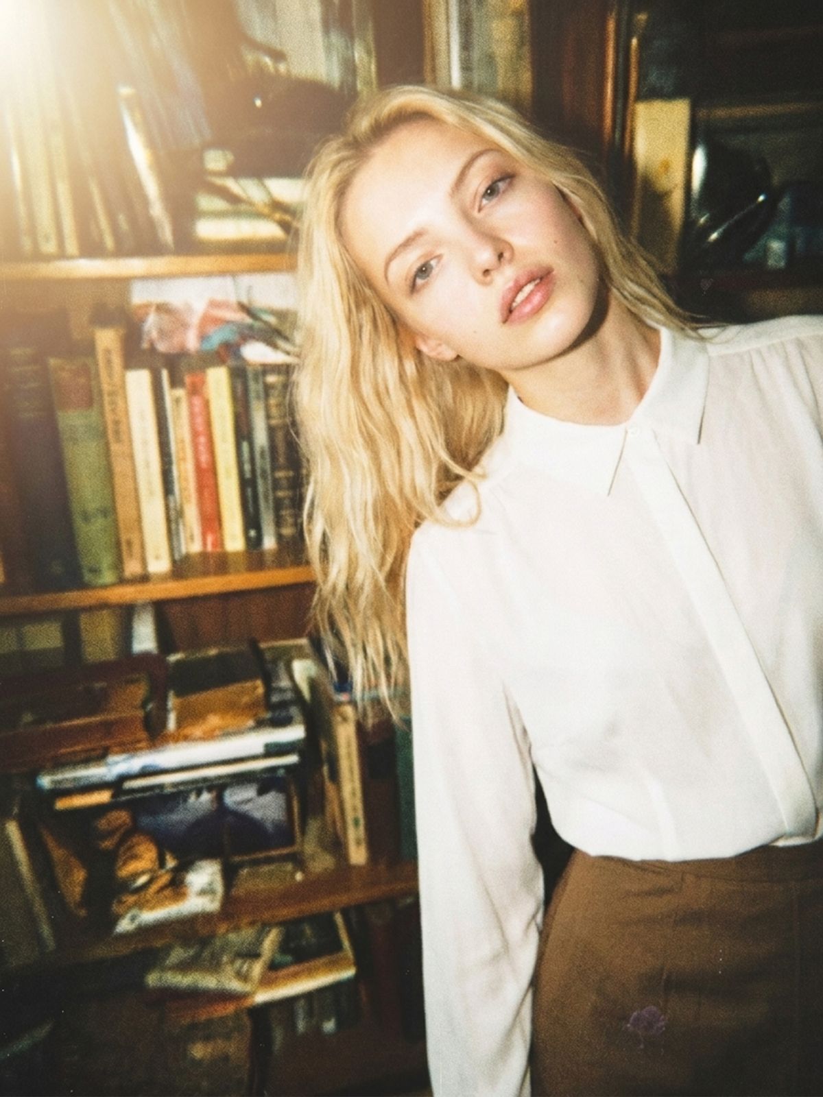 아쿠드(ACUD) Soft Gloss Shirt _Ivory