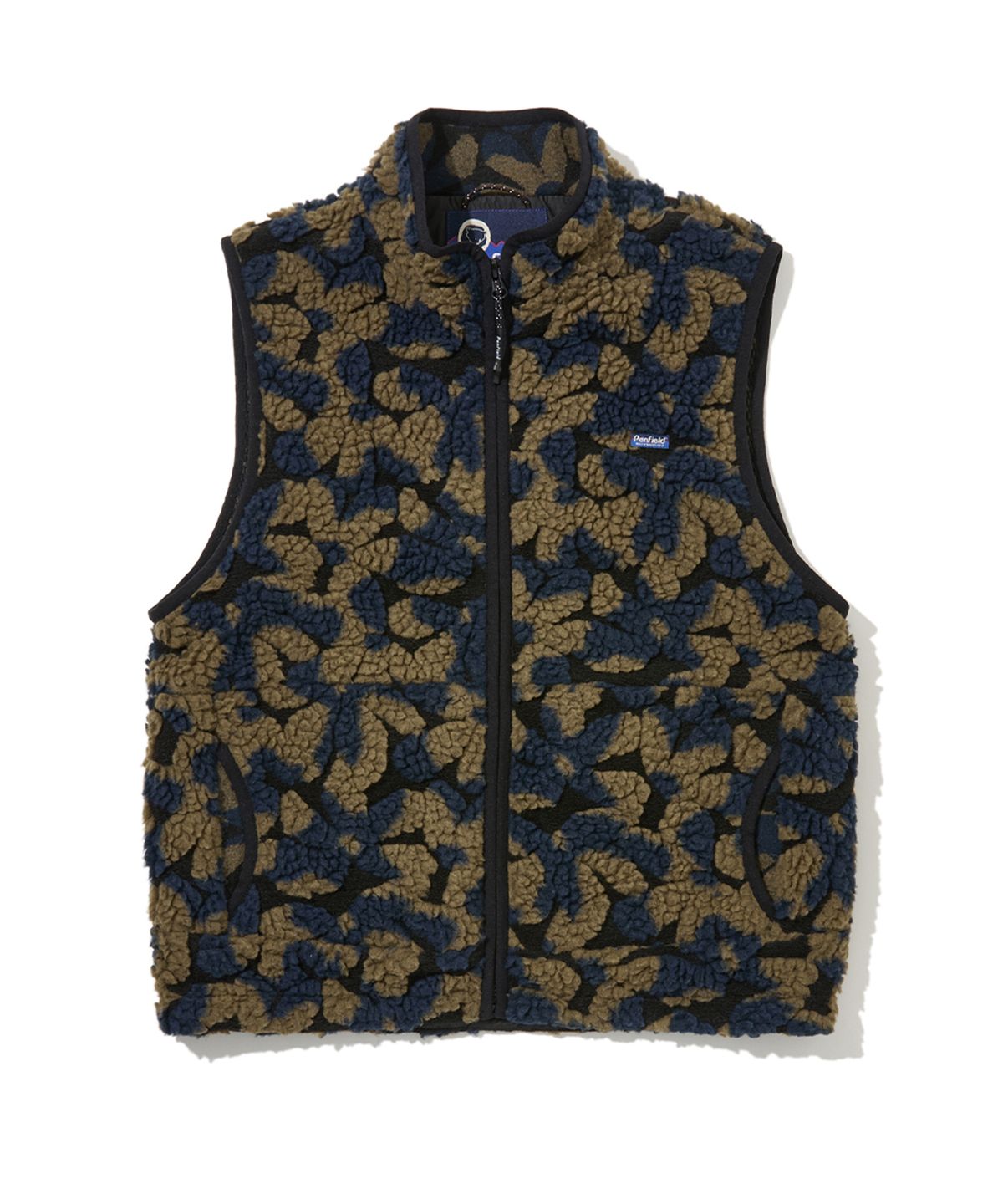 펜필드(PENFIELD) [PF]덤블 카모 플라워 플리스 베스트 집업_FS3FV02U