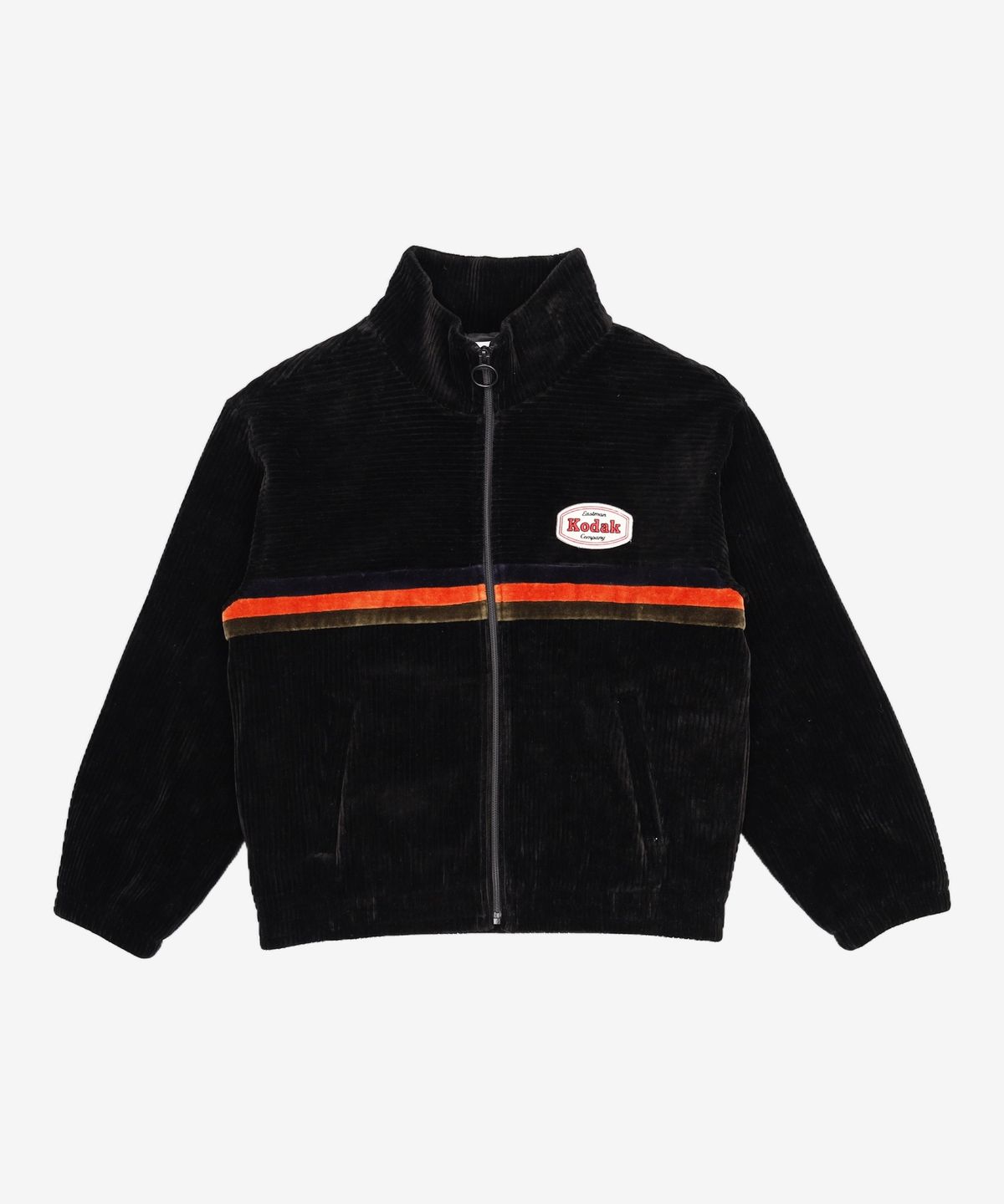 코닥 키즈(KODAK KIDS) 코다컬러 벨벳 코듀로이 집업 자켓 키즈 BLACK 150
