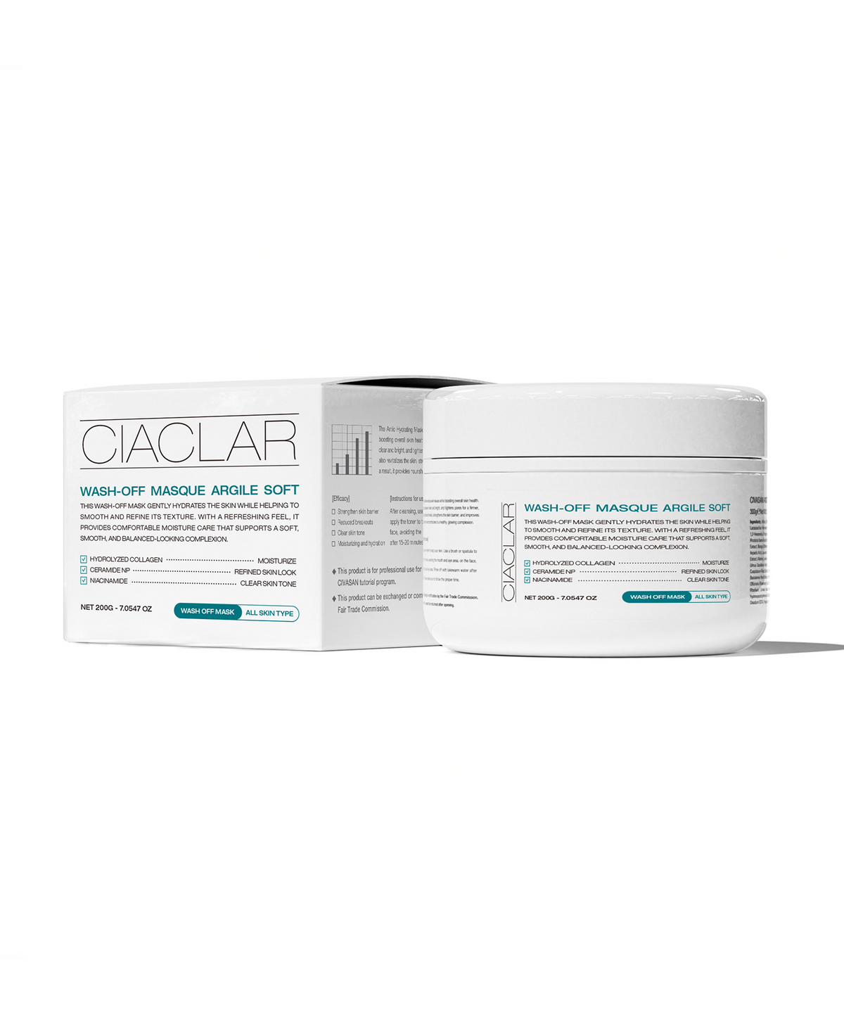 시바산(CIVASAN) CIACLAR LEZE 아르질 소프트 워시오프 마스크