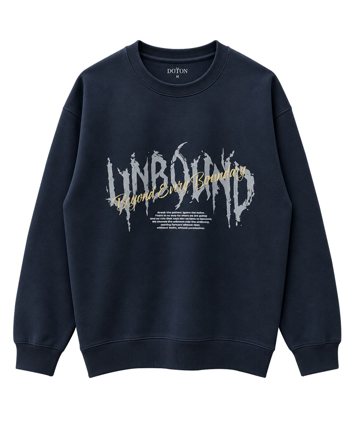 도톤(DOTON) UNBOUND SPIRIT SWEATSHIRT (Navy)