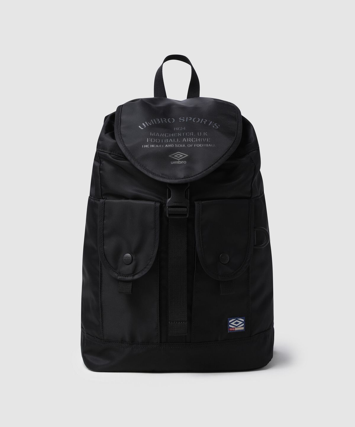 엄브로(UMBRO) 더비 럭색 백팩 (16L) 블랙 UR323CBP92