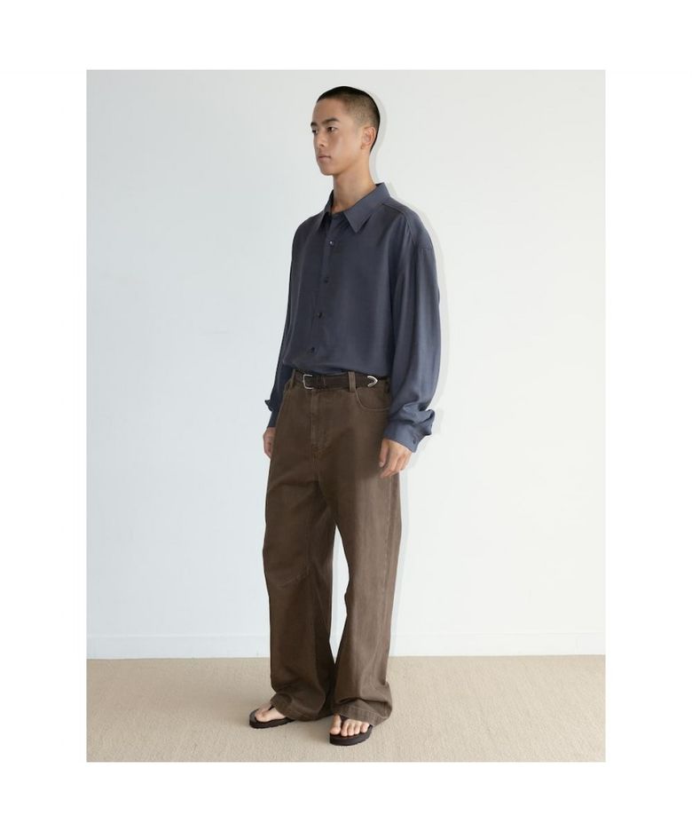 [Unisex] Viscose Classic Shirt  Ash (TA6764U024)