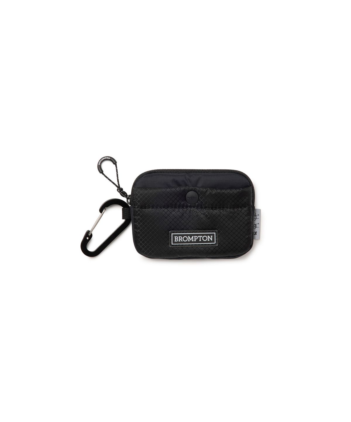 브롬톤 런던(BROMPTON LONDON) LIGHTWEIGHT PADDED COIN WALLET - BLACK (P265AWA120)