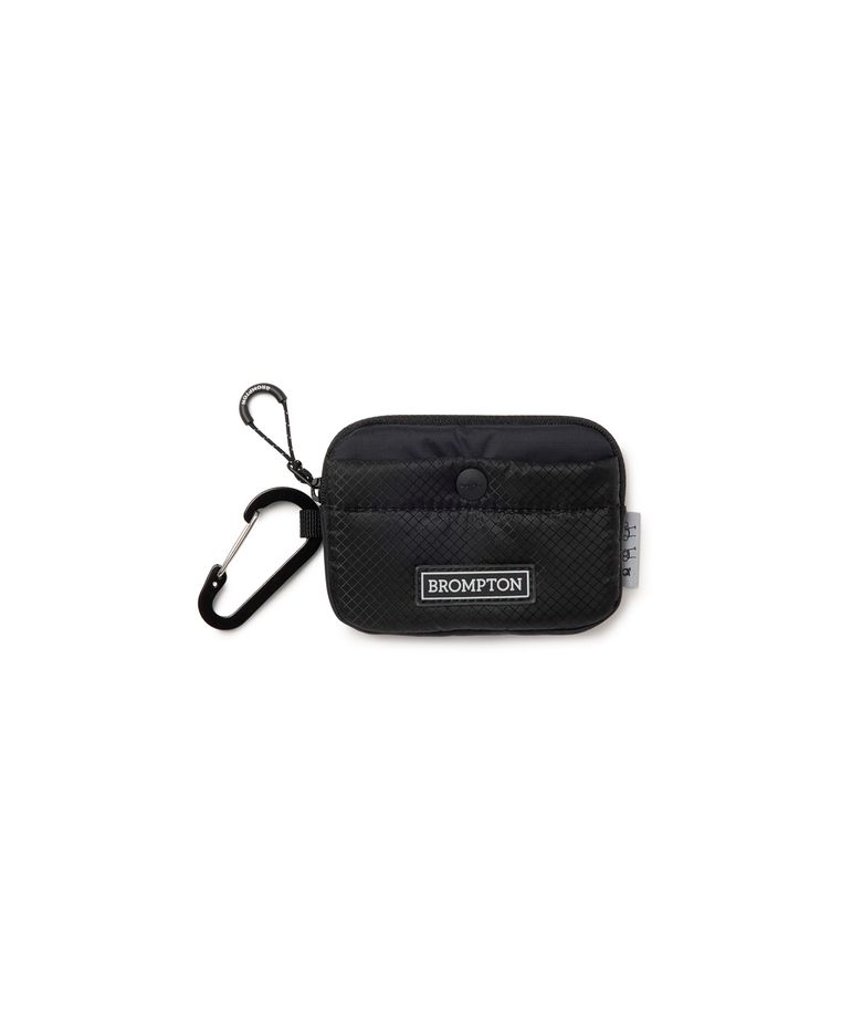 LIGHTWEIGHT PADDED COIN WALLET - BLACK (P265AWA120)