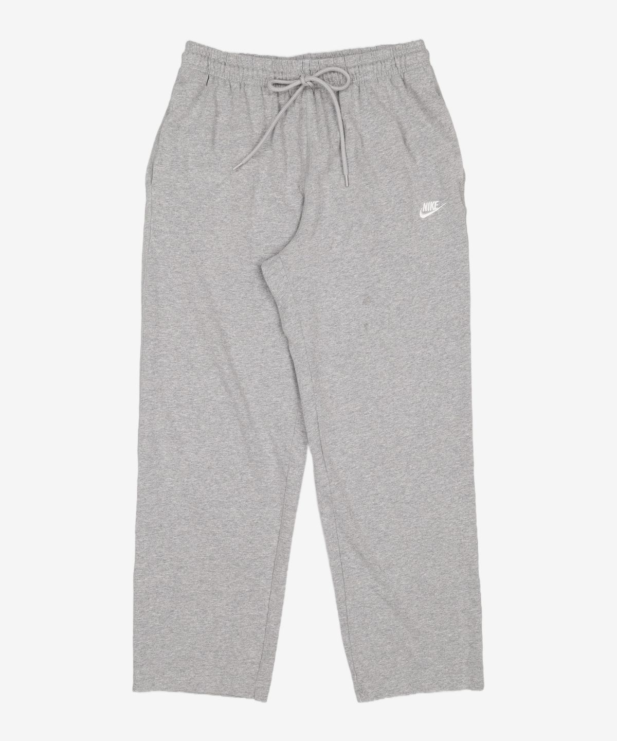 나이키(NIKE) 스포츠웨어 클럽 니트 오픈 헴 팬츠 M - 다크 그레이 헤더:화이트 / FQ4333-063 L