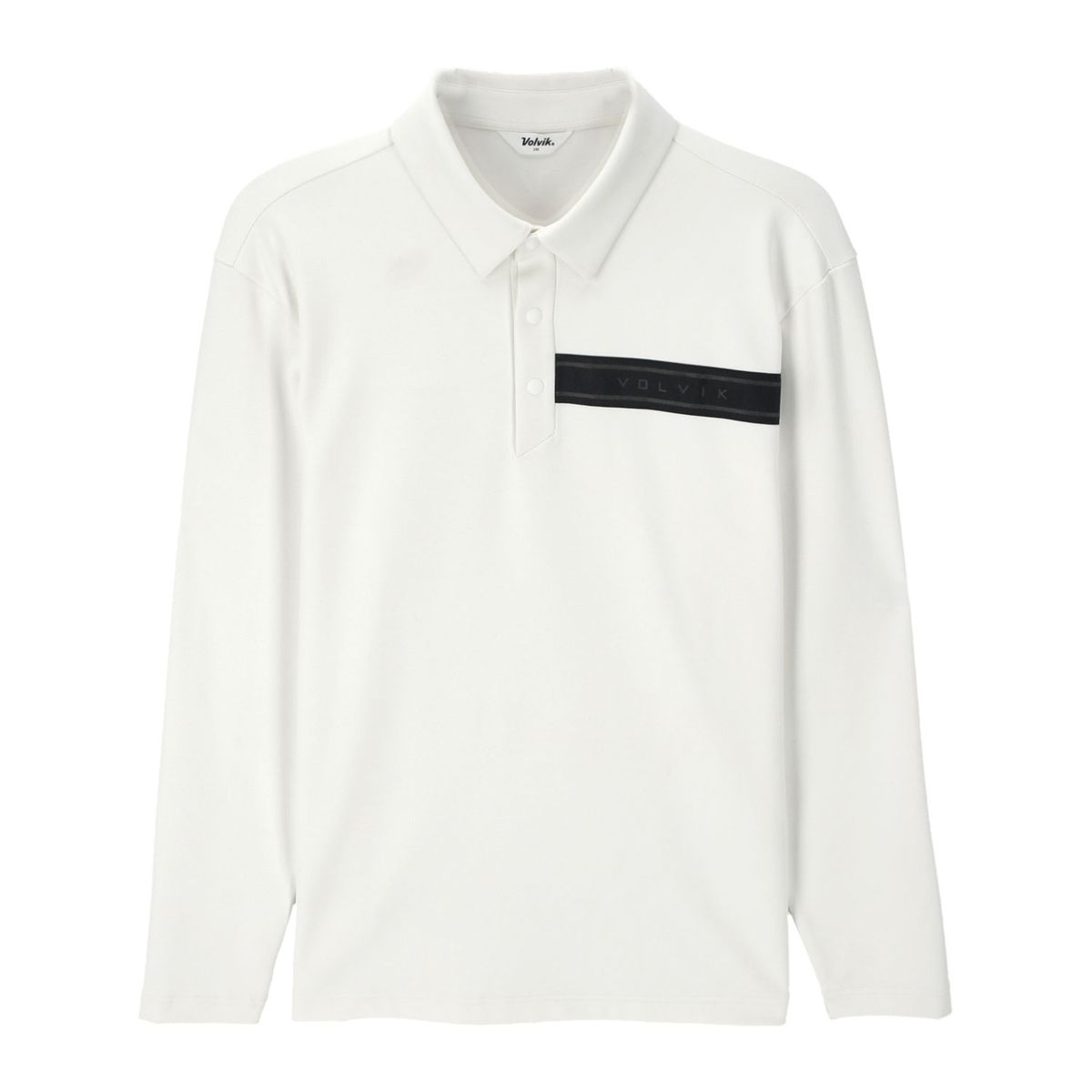 볼빅 골프웨어(VOLVIK GOLFWEAR) 남성 [STD] 남성 소프트 양면 JQD 제에리 긴팔 티셔츠 VMTSQ991_OW