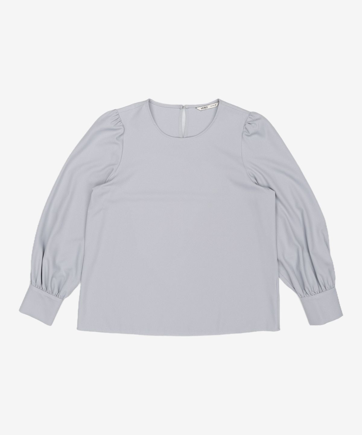 미쏘(MIXXO) 라운드넥 볼륨 블라우스 MIWBLC210A M