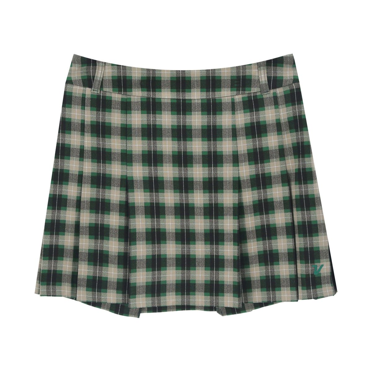 볼빅 골프웨어(VOLVIK GOLFWEAR) 여성 여성 체크큐롯 VLCUQ902_GE