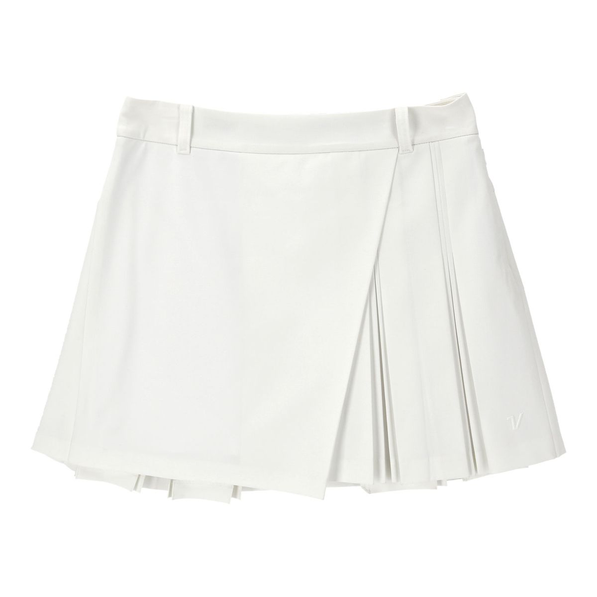 볼빅 골프웨어(VOLVIK GOLFWEAR) 여성 여성  변형 더블플리츠 큐롯 VLCUQ901_OW