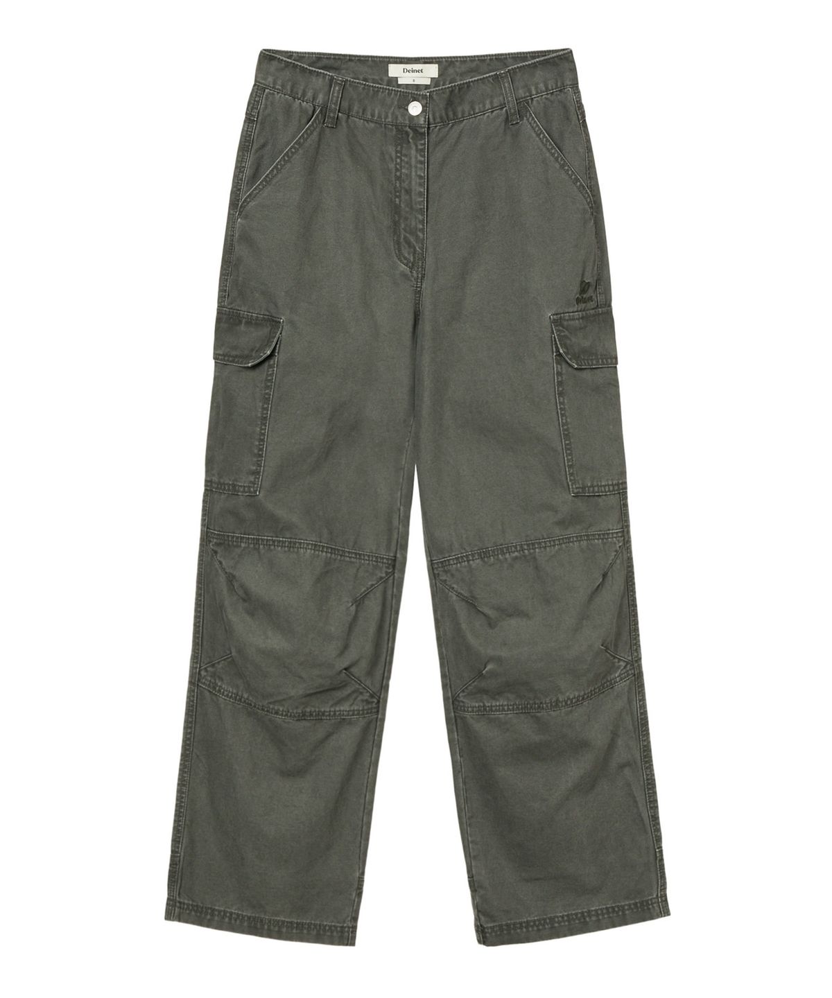 다이닛(DEINET) VINTAGE WASHED CARGO PANTS IN KHAKI