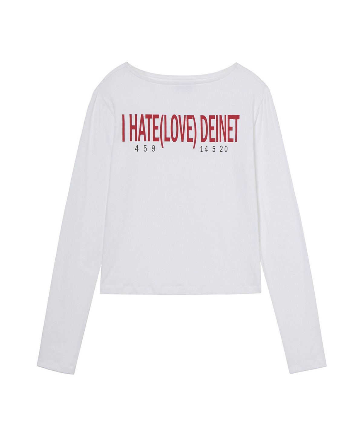 다이닛(DEINET) I HATE LONG SLEEVE IN WHITE