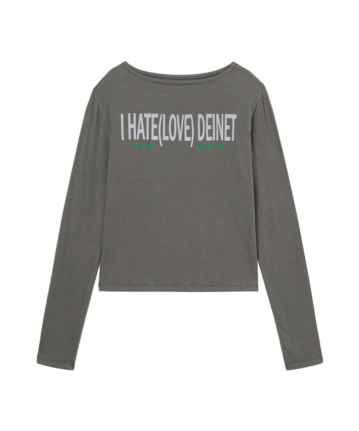 다이닛(DEINET) I HATE LONG SLEEVE IN CHARCOAL