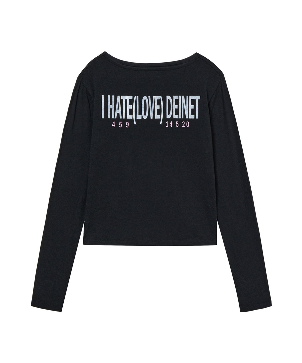 다이닛(DEINET) I HATE LONG SLEEVE IN BLACK