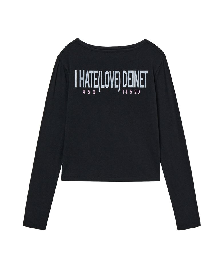 I HATE LONG SLEEVE IN BLACK
