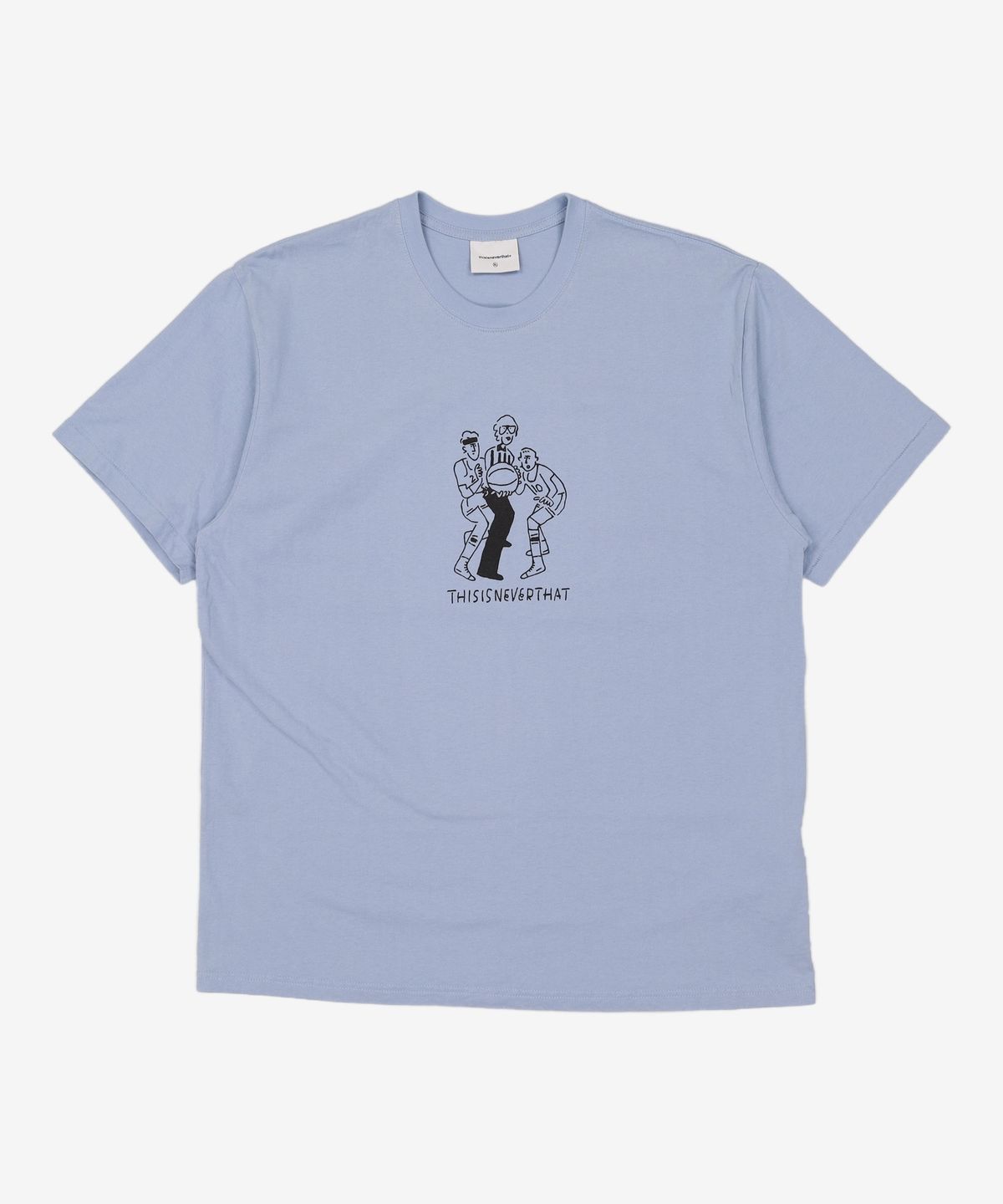 디스이즈네버댓(THISISNEVERTHAT) TNT Yu Nagaba Graphic Tee Lavender Grey XL
