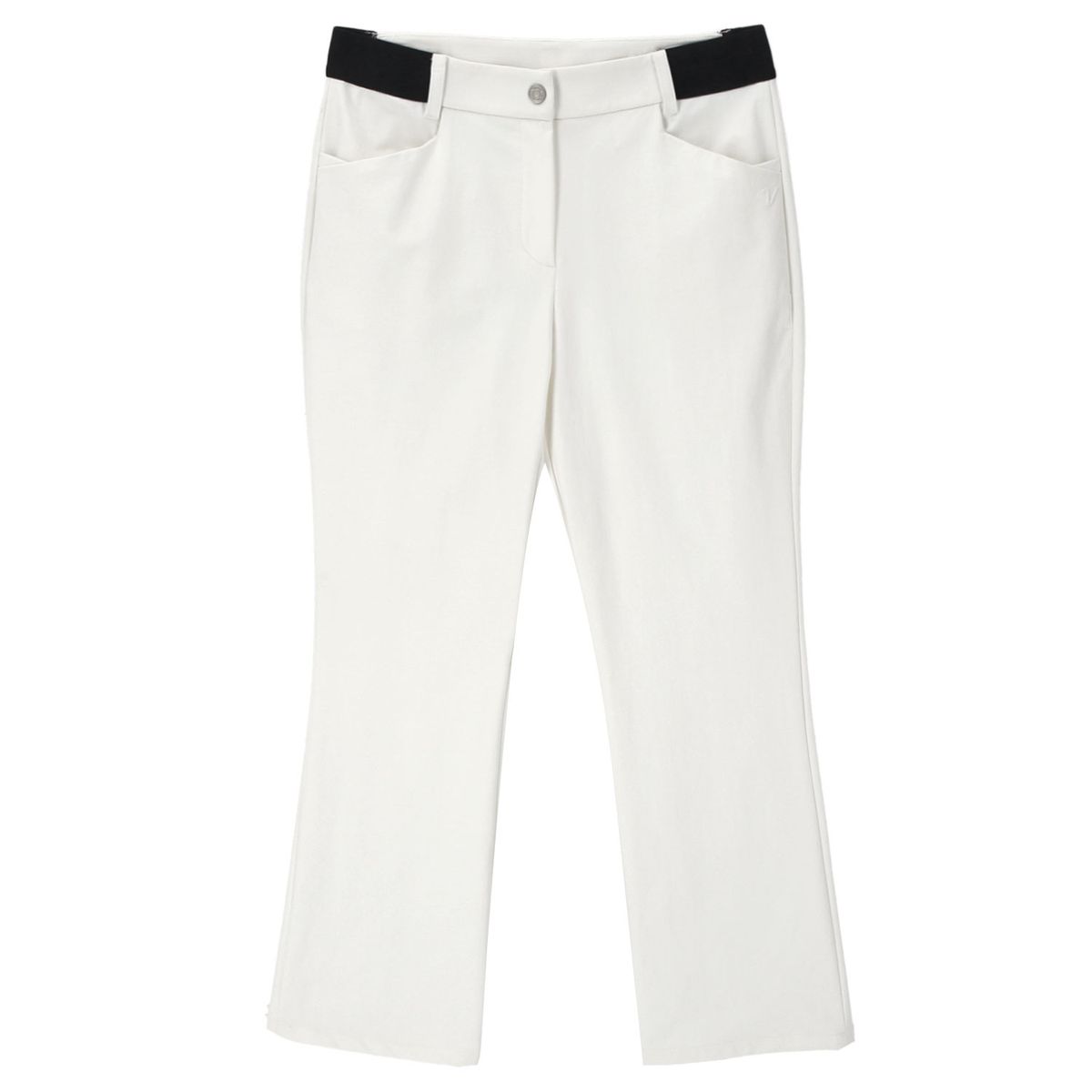 볼빅 골프웨어(VOLVIK GOLFWEAR) 여성 [STD] 여성 테크니컬 나이론 스판 부츠컷 팬츠 VLPTQ992_OW