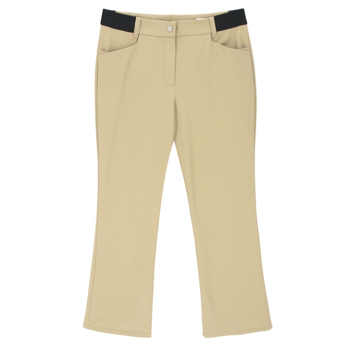 볼빅 골프웨어(VOLVIK GOLFWEAR) 여성 [STD] 여성 테크니컬 나이론 스판 부츠컷 팬츠 VLPTQ992_BE