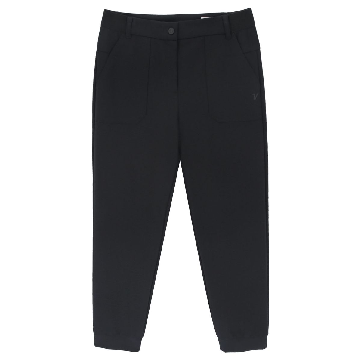 볼빅 골프웨어(VOLVIK GOLFWEAR) 여성 [STD]여성 프리미엄 트리코트 팬츠 VLPTQ991_BK