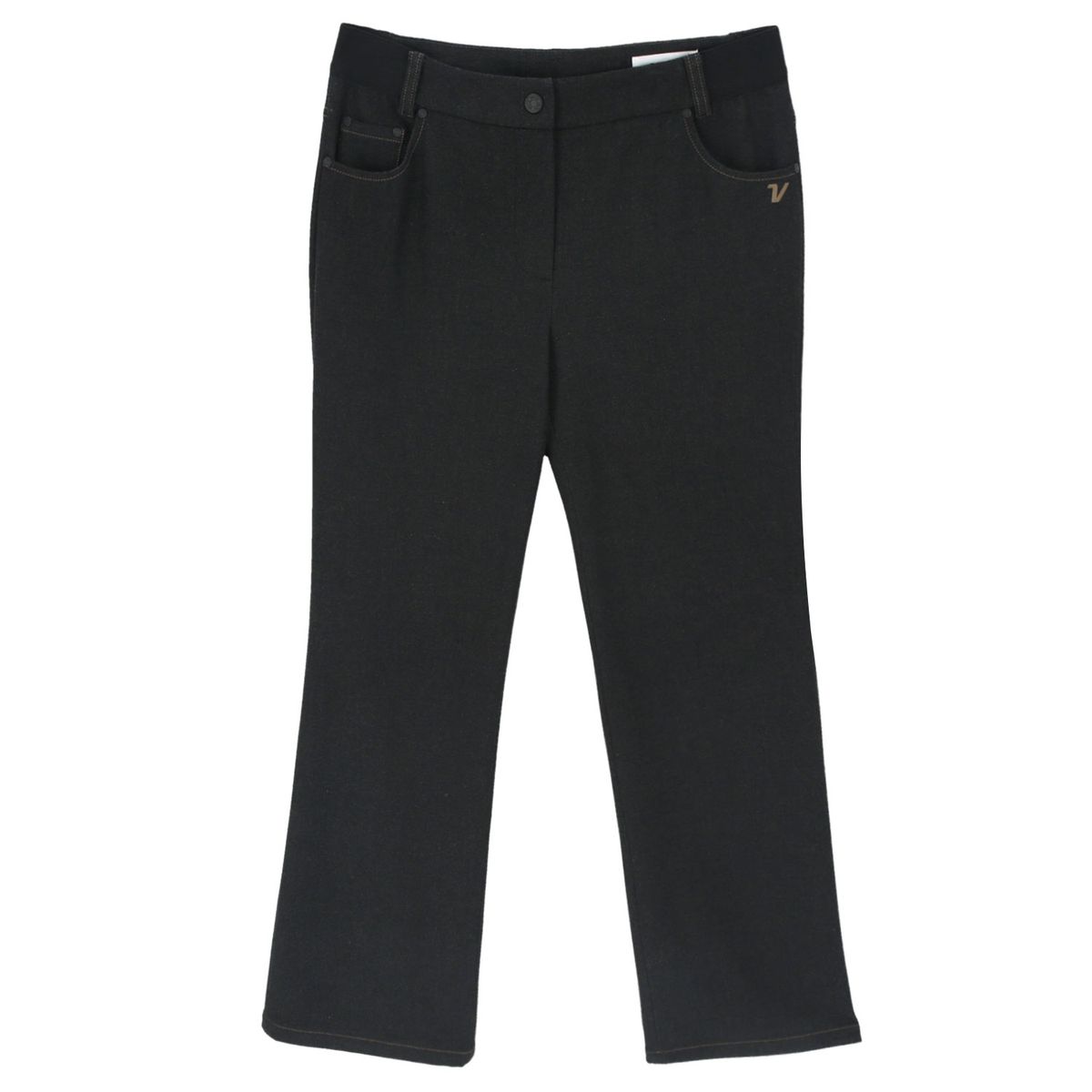 볼빅 골프웨어(VOLVIK GOLFWEAR) 여성 여성 PINK& DENIM스판 부츠컷 VLPTQ904_BK