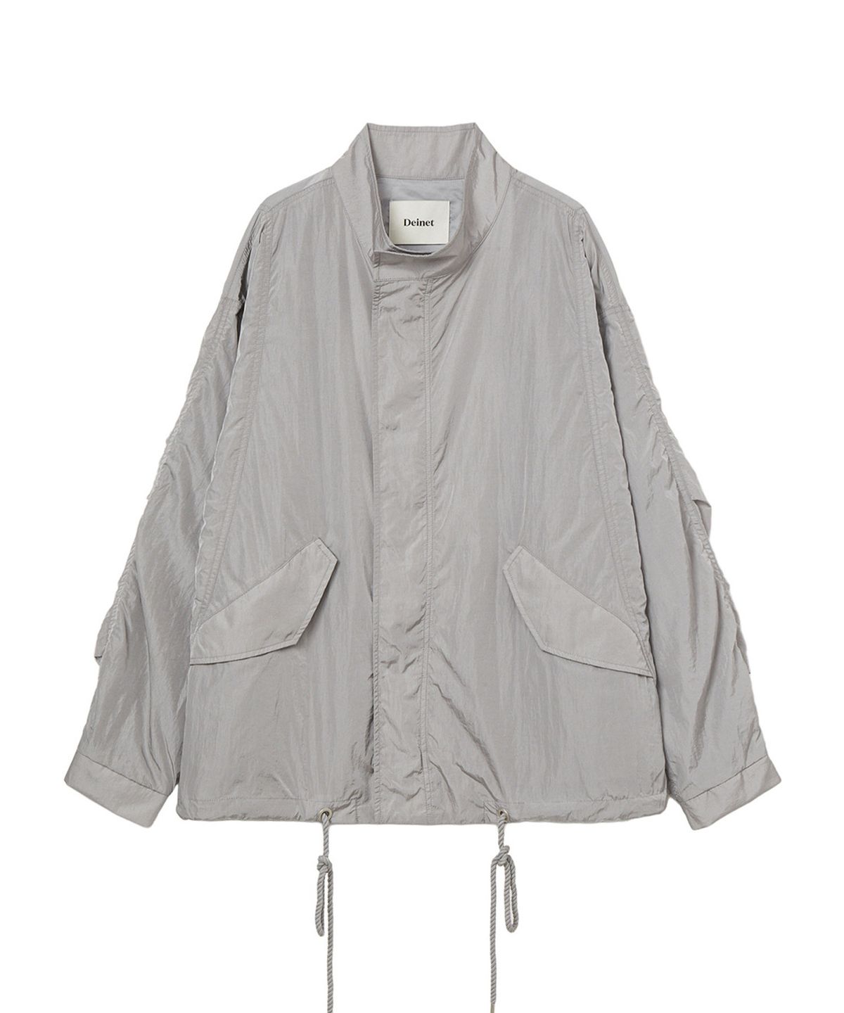 다이닛(DEINET) FUNNEL NECK JACKET IN GREY