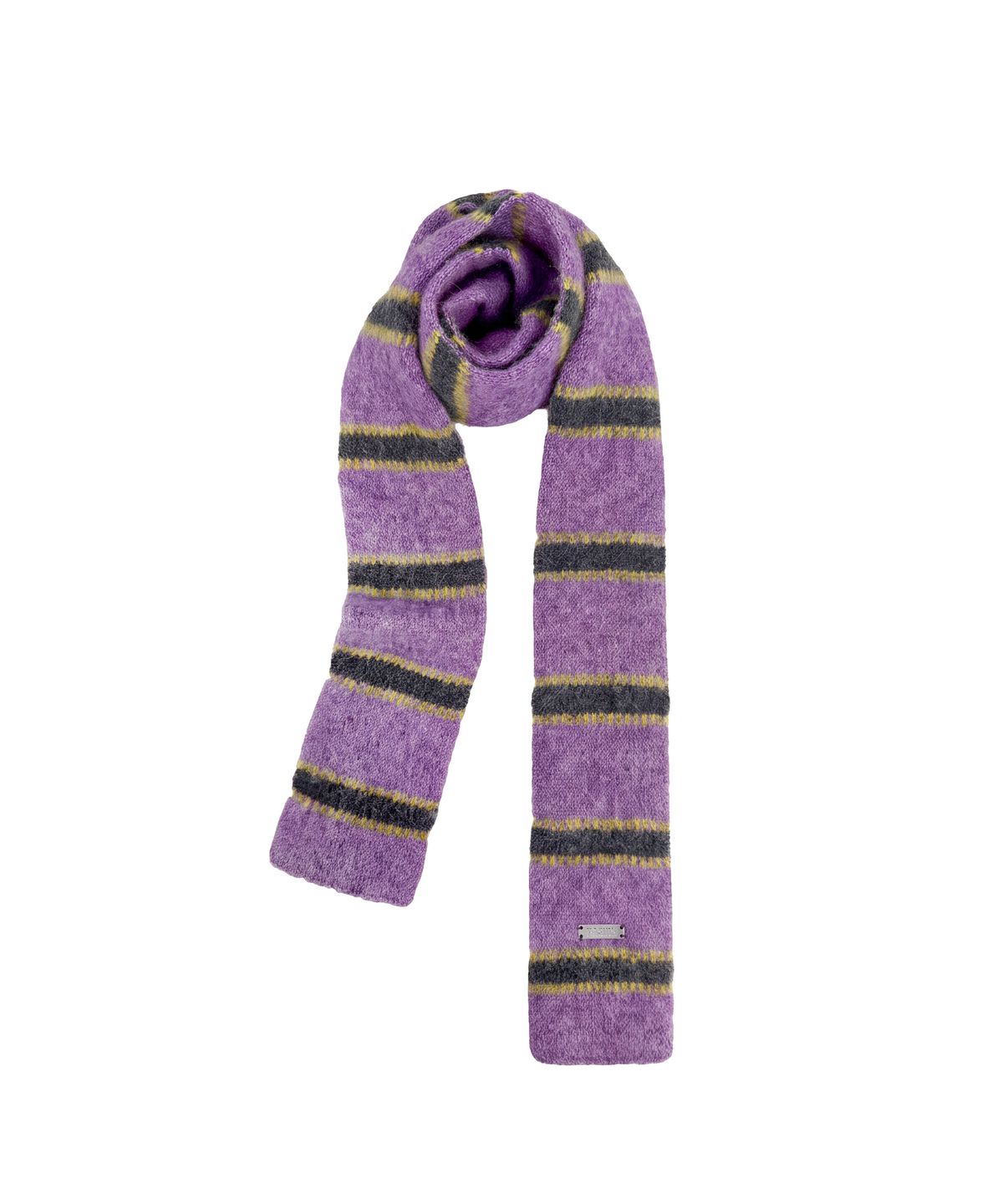 파시온(PASION) 베이비 헤어리 니트 머플러_퍼플 Baby Hairy Knit Muffler_Purple