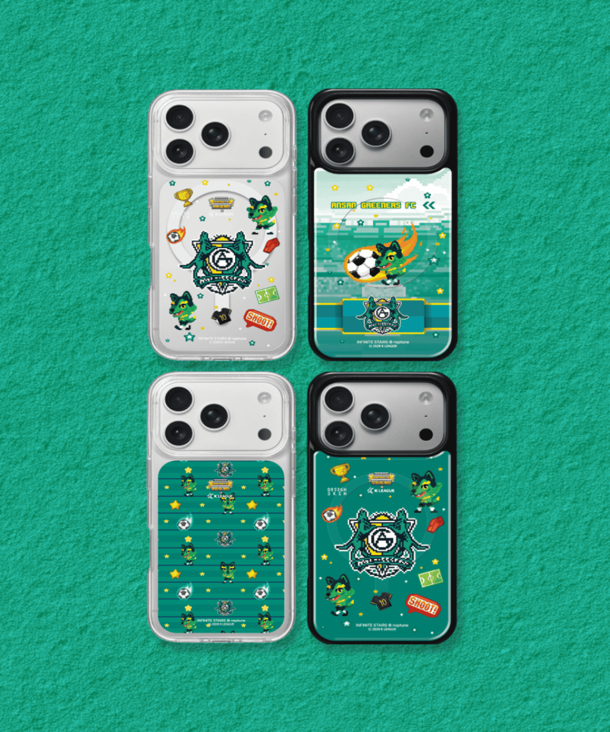 디자인스킨(DESIGNSKIN) 맥세이프 그래픽 케이스-K리그X무한의계단2/안산그리너스FC