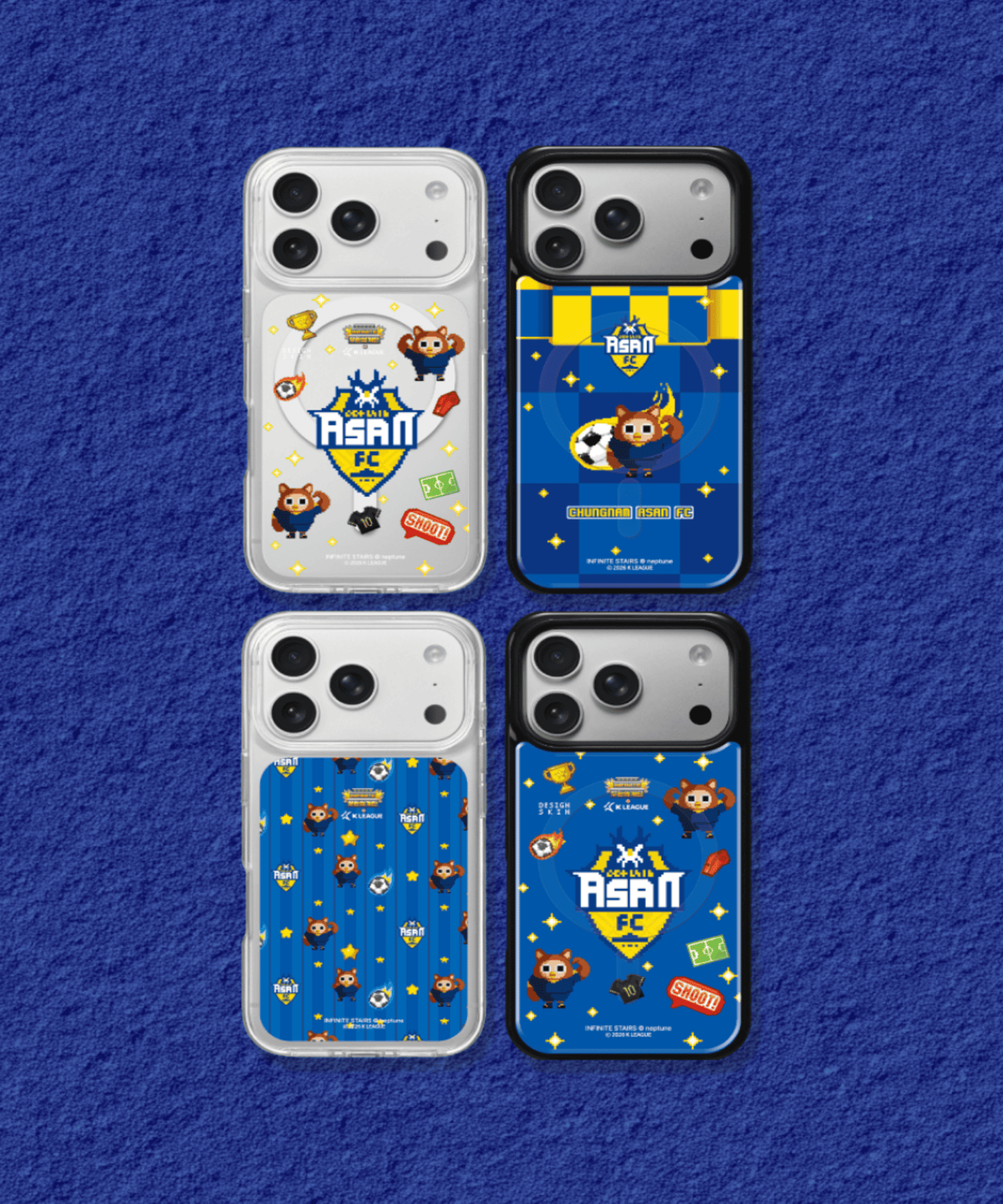 디자인스킨(DESIGNSKIN) 맥세이프 그래픽 케이스-K리그X무한의계단2/충남아산FC