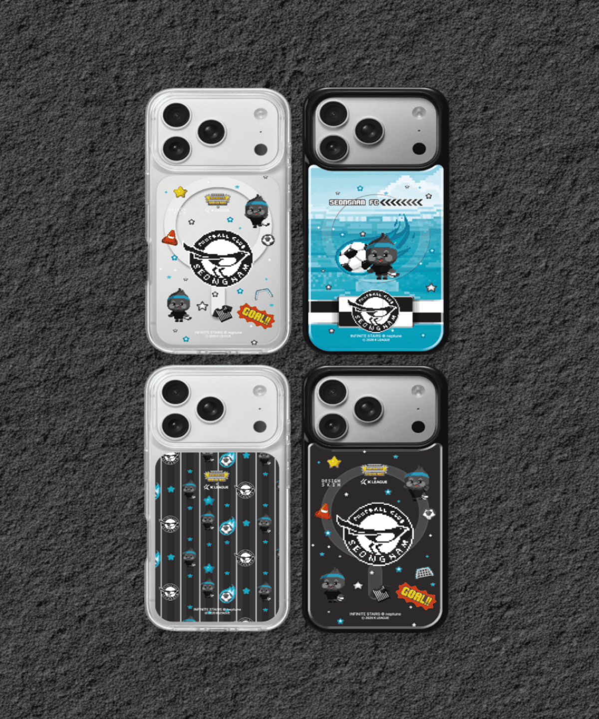 디자인스킨(DESIGNSKIN) 맥세이프 그래픽 케이스-K리그X무한의계단2/성남FC