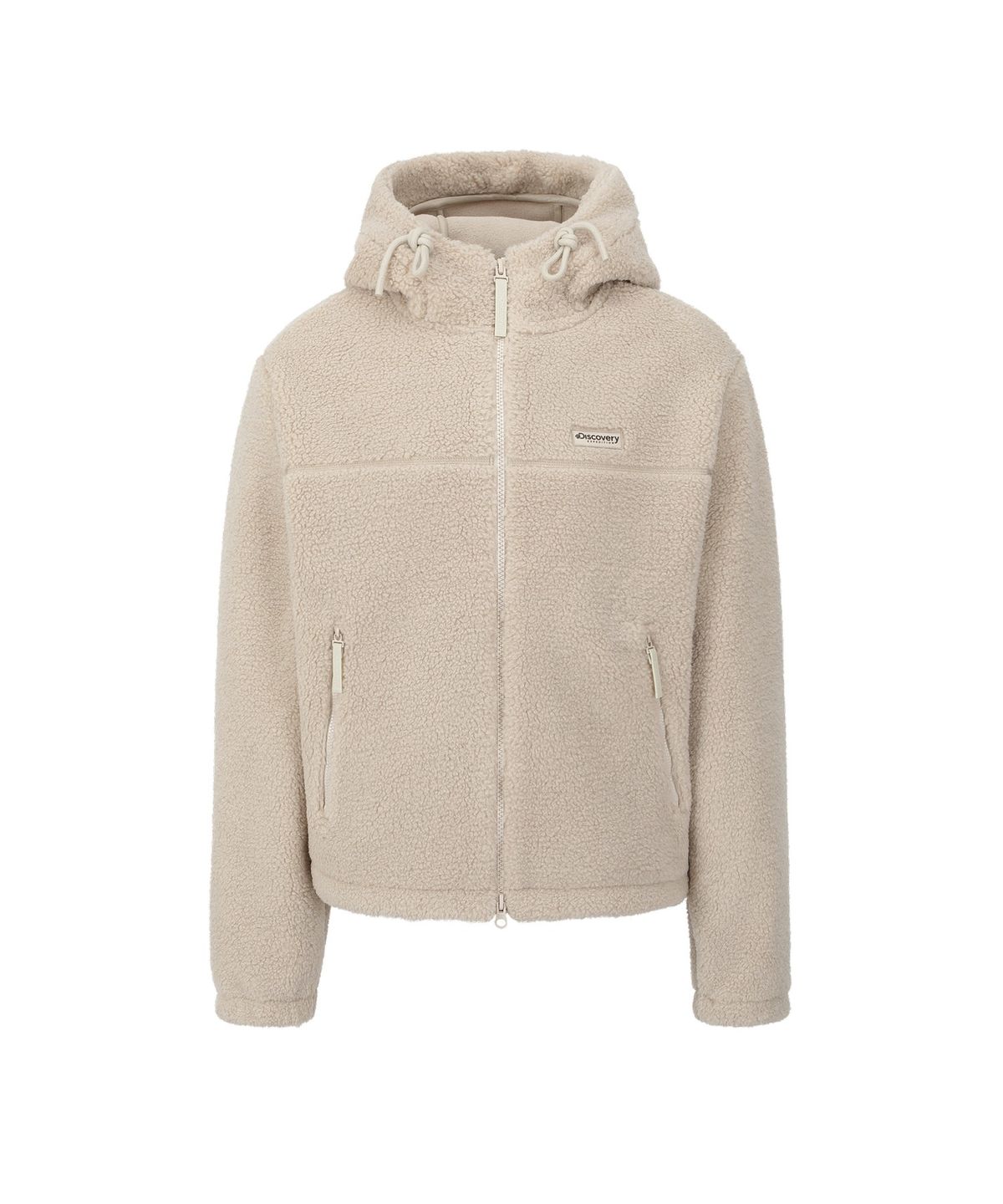 디스커버리 익스페디션(DISCOVERY EXPEDITION) 여성 테크플리스 후드 자켓 (L/BEIGE)