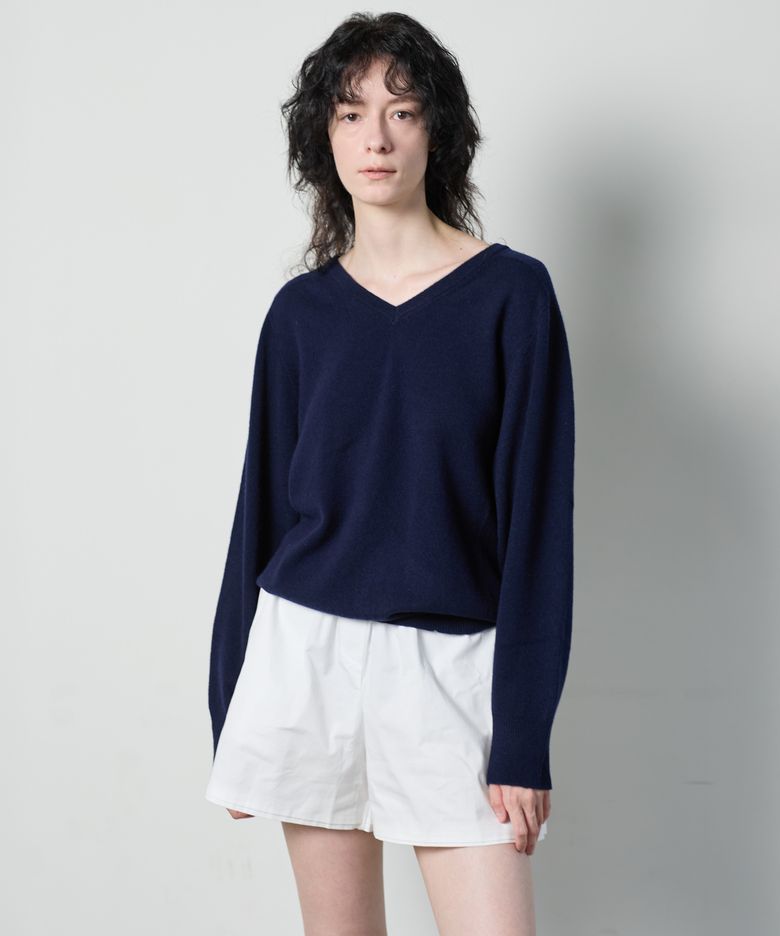 Mellow V Knit Navy