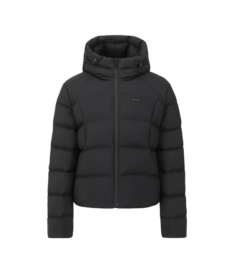 여성 올버트 크롭 다운 숏패딩 (BLACK)