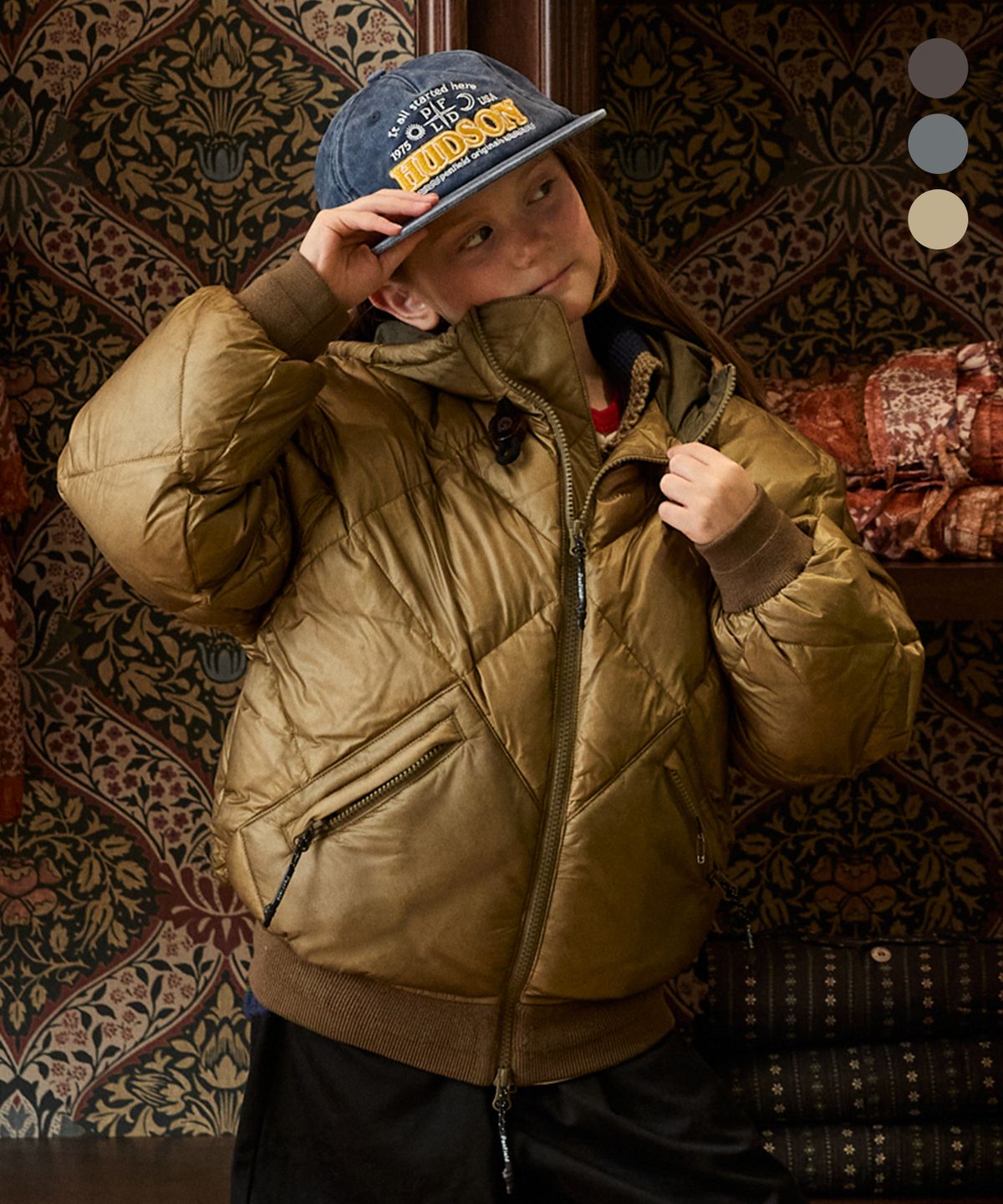 펜필드(PENFIELD) [PF]라이엇 덕 다운 플라이트 자켓_주니어_FS4WD60K