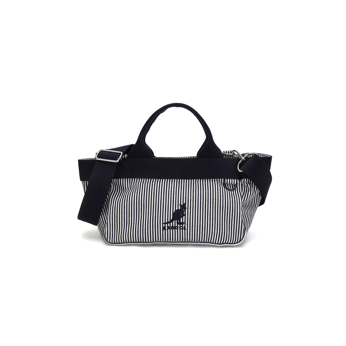 캉골(KANGOL) 캔버스 와이드 토트백 4053 스트라이프