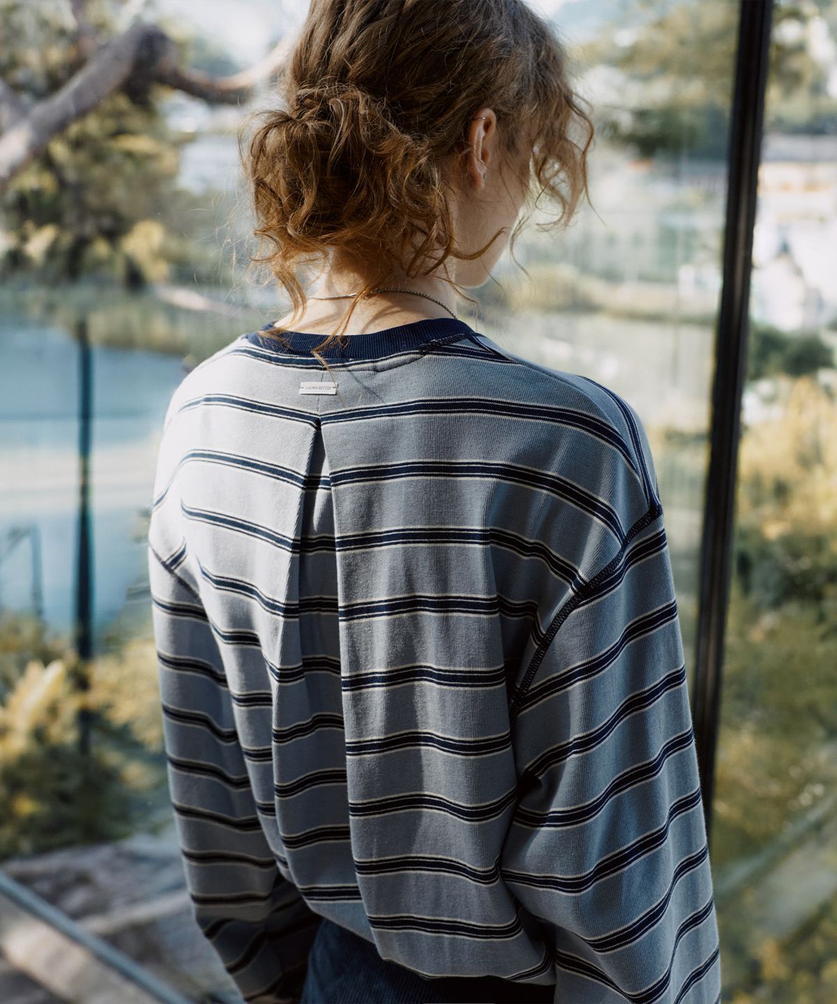 노운베러(KNOWNBETTER) Multi stripe coloring MTM [KNFW07TS10]_Blue