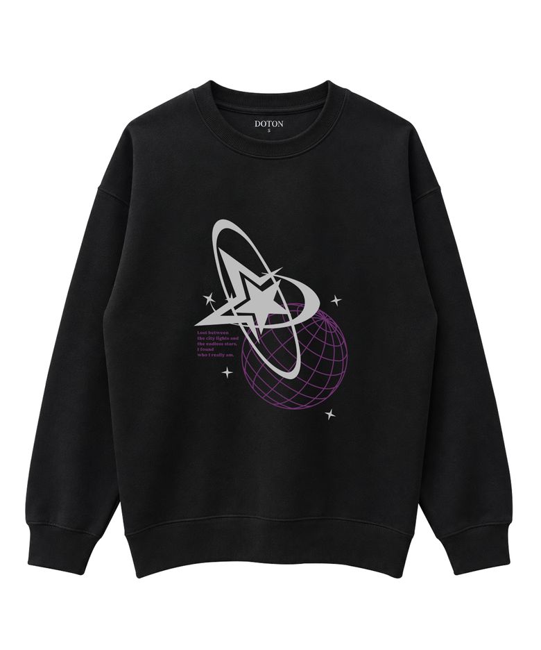 BEYOND STARS SWEATSHIRT (Black)