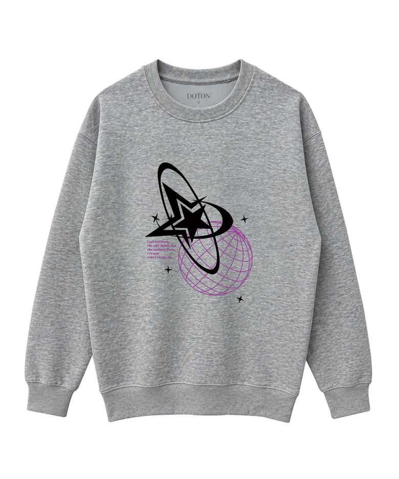 BEYOND STARS SWEATSHIRT (Grey)