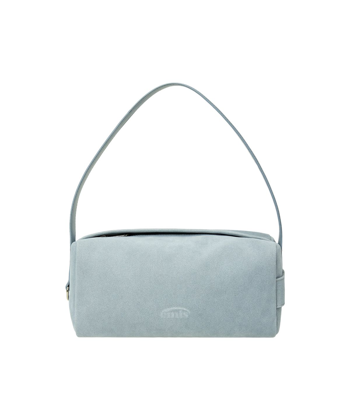 이미스(EMIS) SUEDE BLOCK TOTE BAG-ASH BLUE