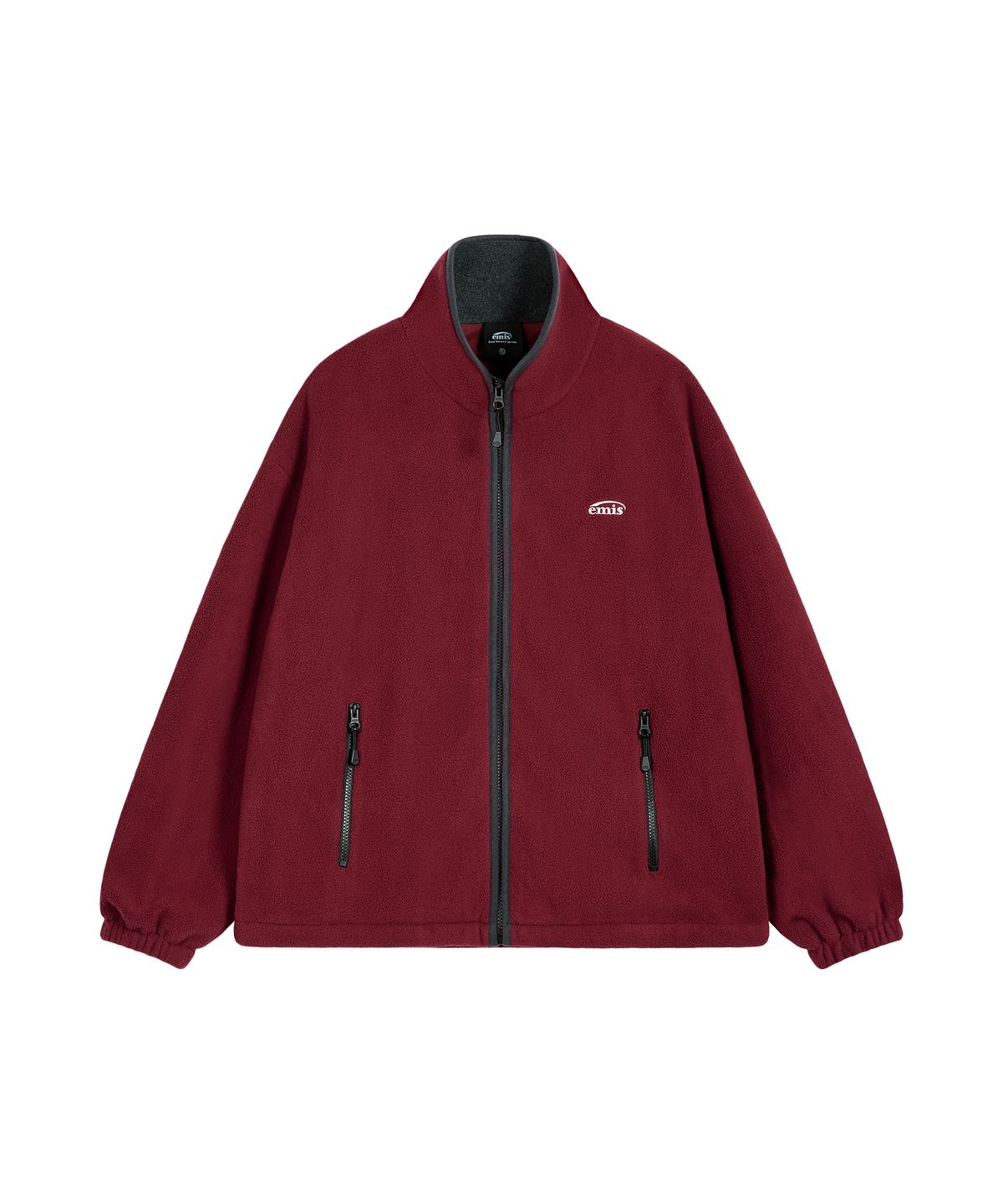 이미스(EMIS) NEW LOGO FLEECE JACKET-RED