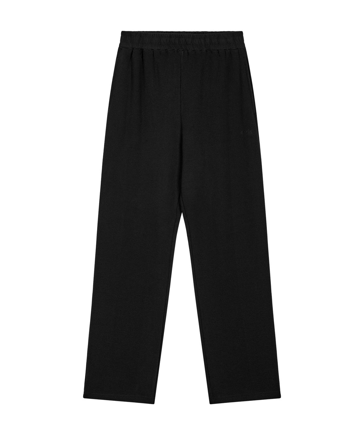 이미스(EMIS) (W) WAFFLE LOUNGE PANTS-BLACK