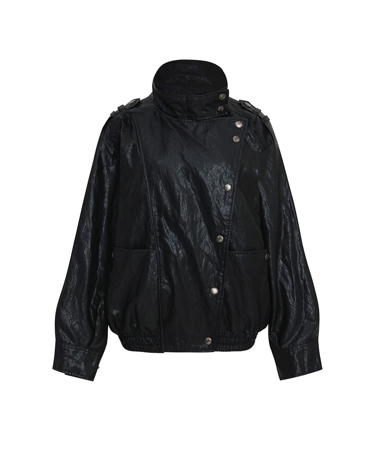페인오어플레져(PAINORPLEASURE) DUSK LEATHER JACKET black