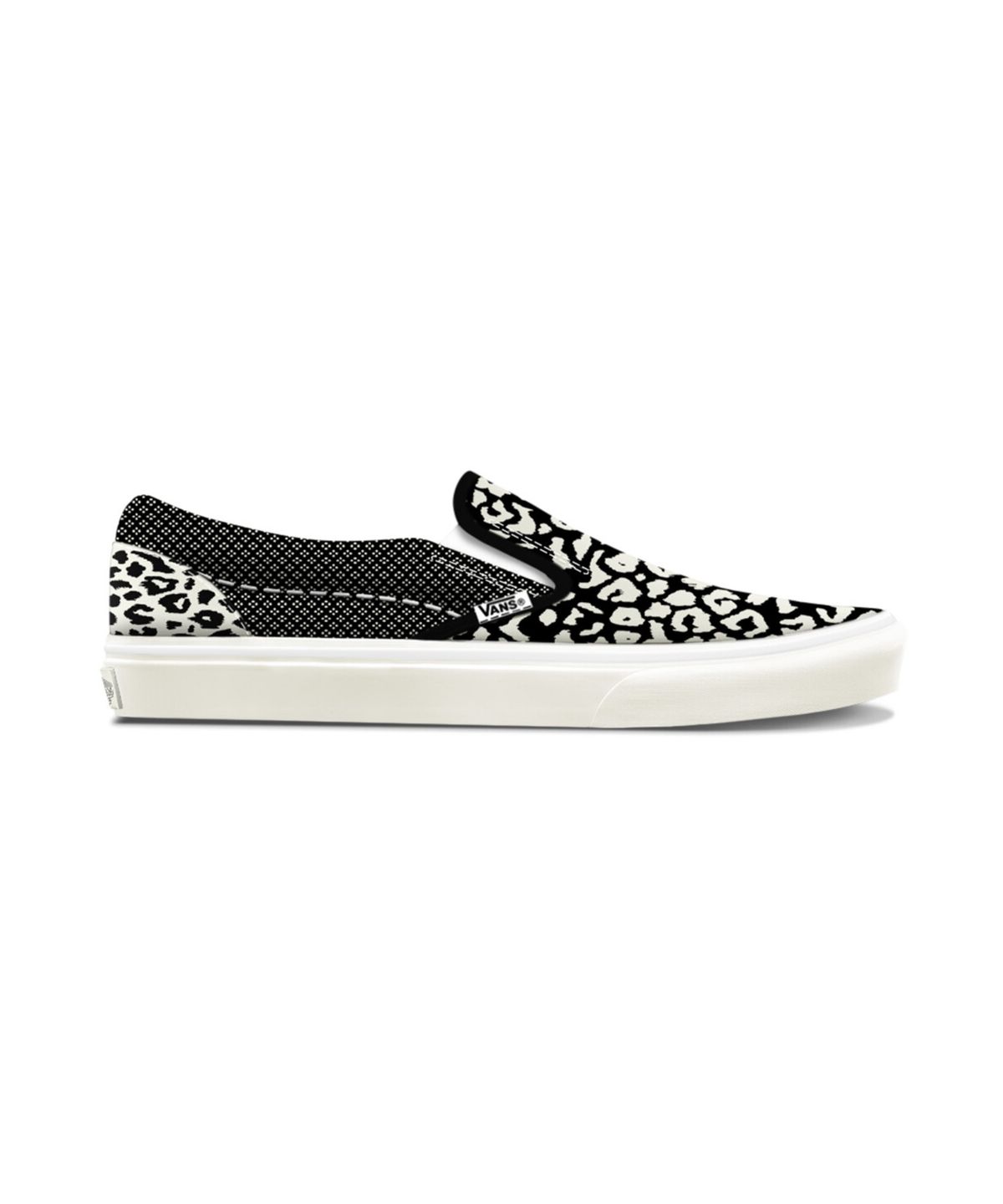 반스(VANS) LX 클래식 슬립온 98 EK - 레오파드 블랙:화이트 / VN000EDEBA21