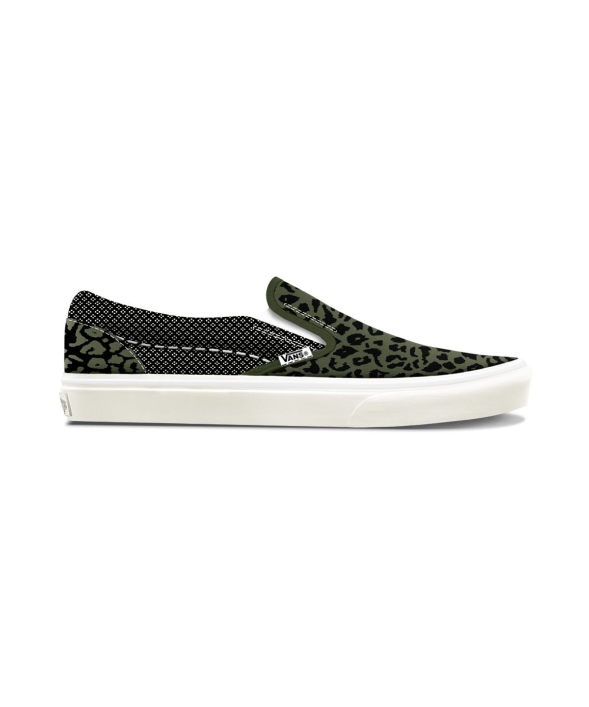 반스(VANS) LX 클래식 슬립온 98 EK - 레오파드 블랙:그린 / VN000EDEYJ71