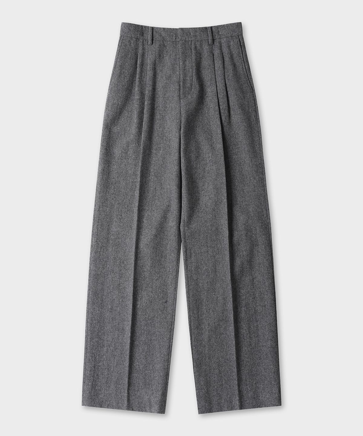 테일던(TAILDERN) Orson Flannel Wide Pants Grey