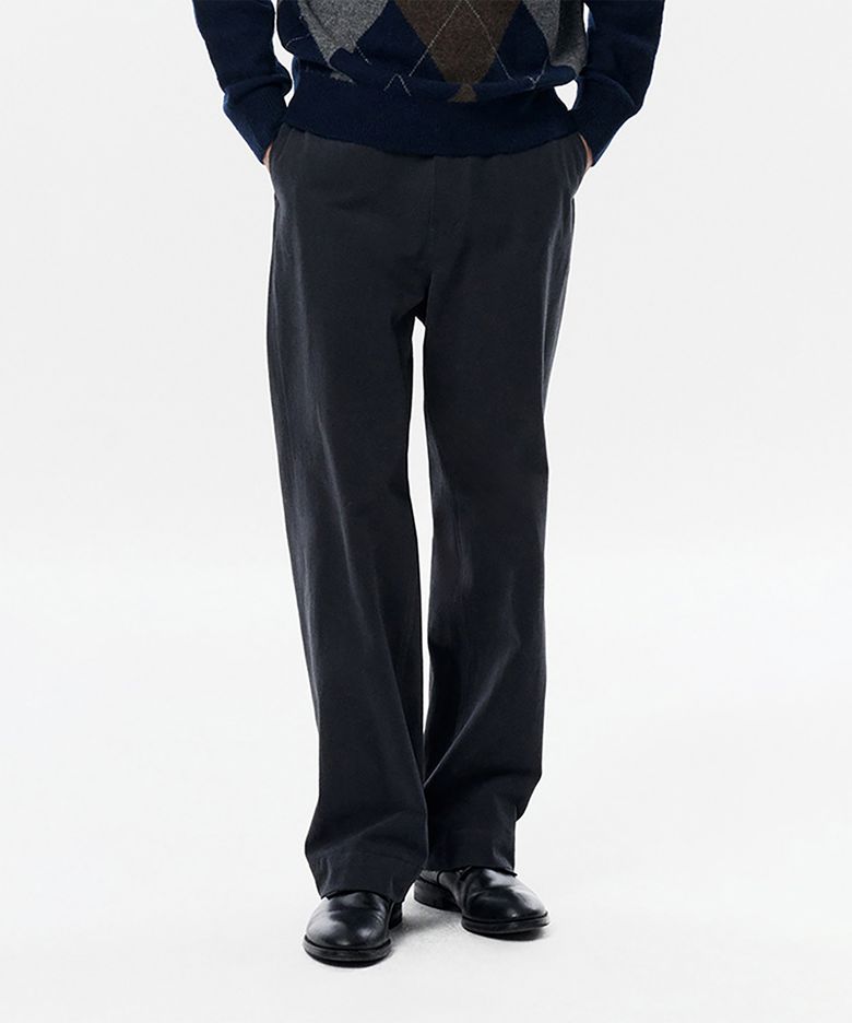 Kerouac Cotton Officer Chino Pants Grey