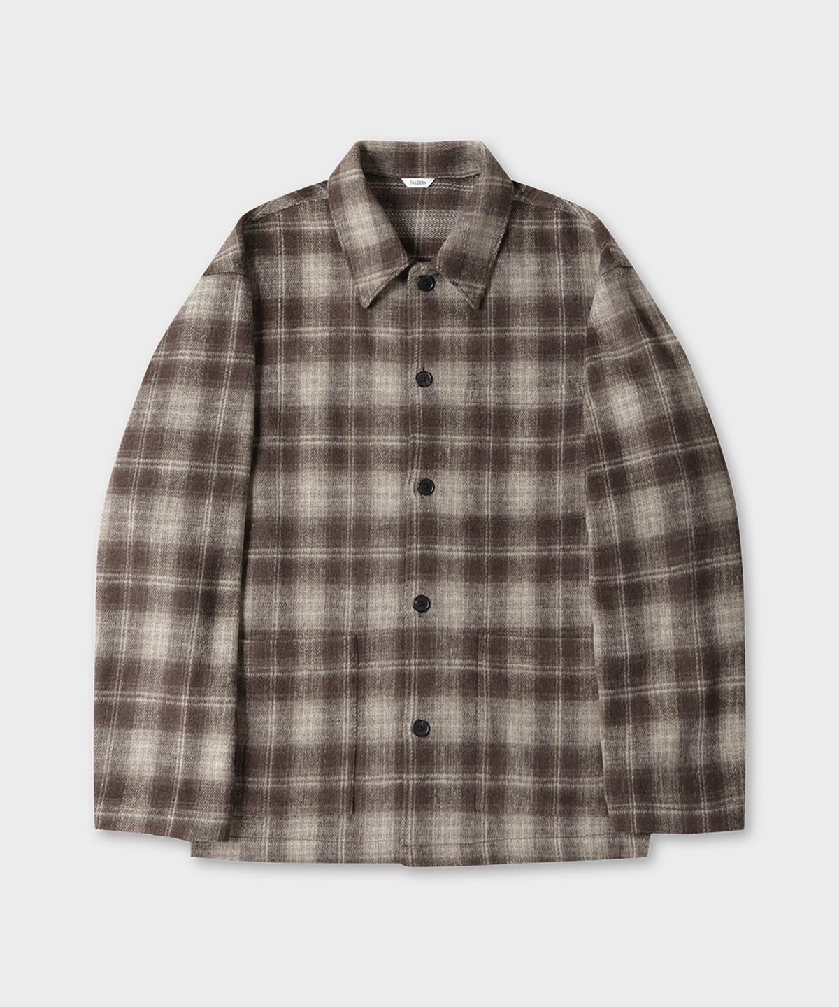 테일던(TAILDERN) Judd Cotton Flannel Shirts Jacket Brown